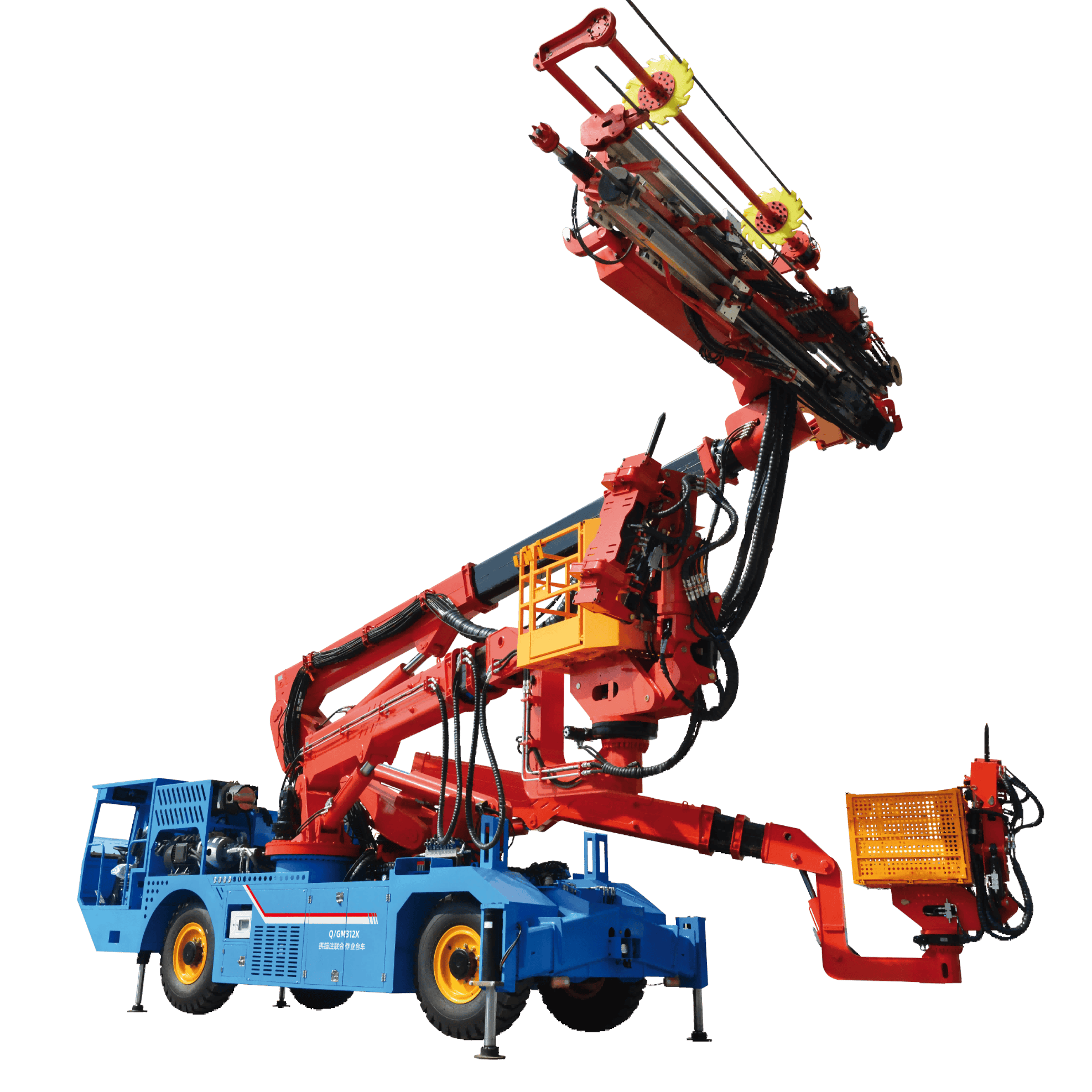Q/GM312B 自动送锚型拱锚注联合作业台车 - 洛阳中铁强力机械有限公司