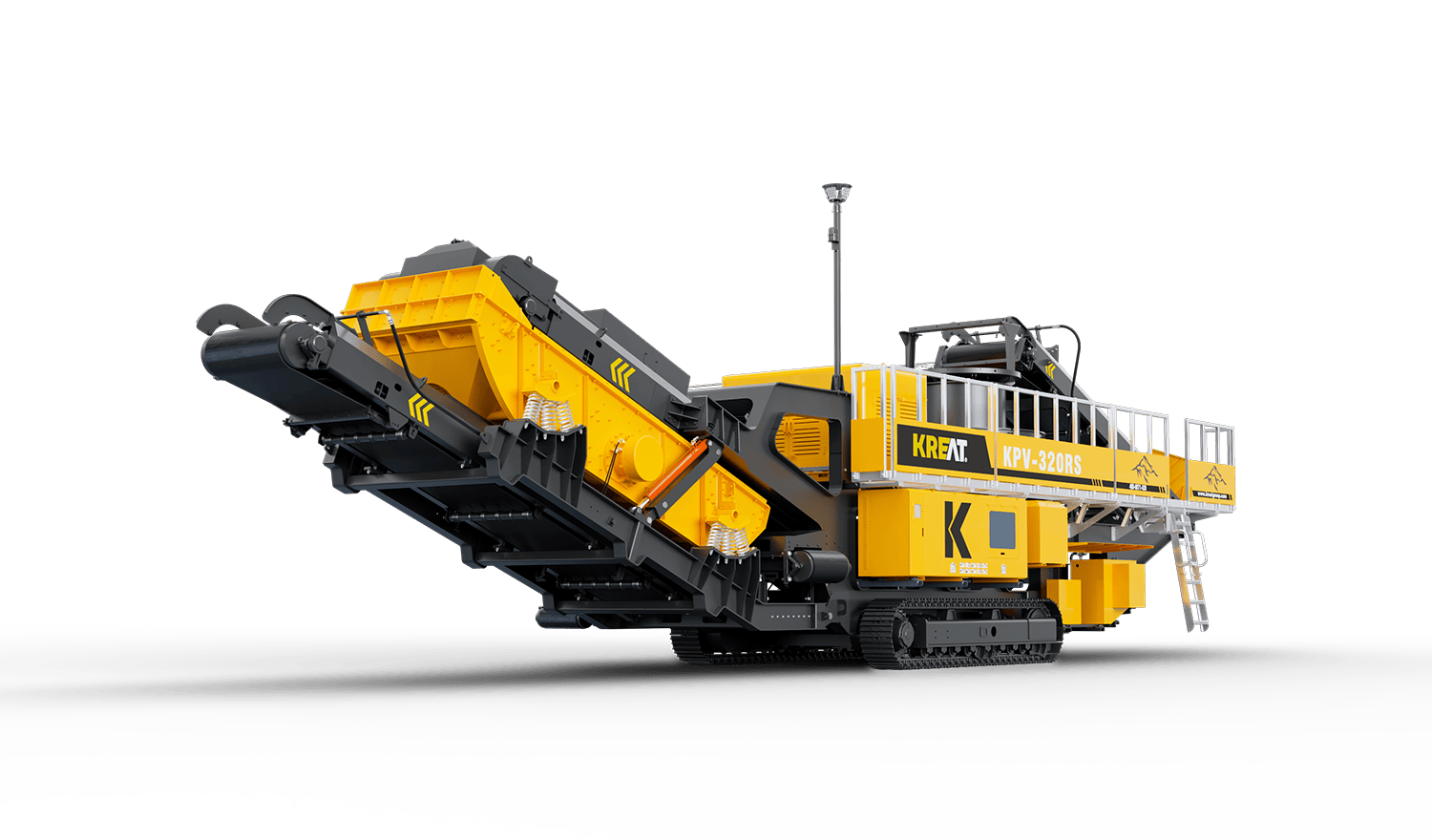 Station de fabrication de sable mobile sur chenilles KPV-320RS - Yunnan Kairuite Construction Machinery Equipment Co., Ltd.