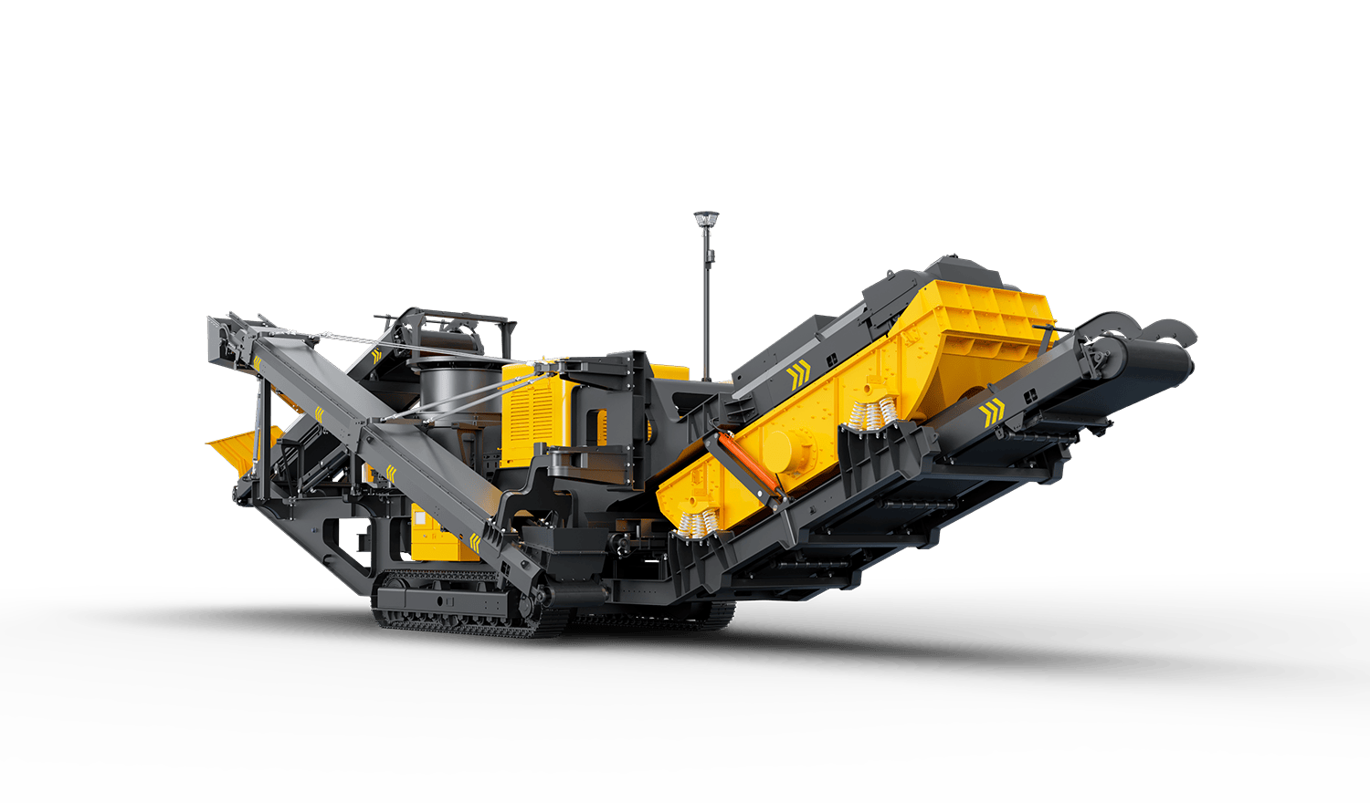 Station de fabrication de sable mobile sur chenilles KPV-320RS - Yunnan Kairuite Construction Machinery Equipment Co., Ltd.