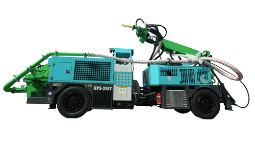 UPS-20JT(B) Diesel Engine Wet-Mix Concrete Spraying Vehicle - Henan Gengli Engineering Equipment Co., Ltd.