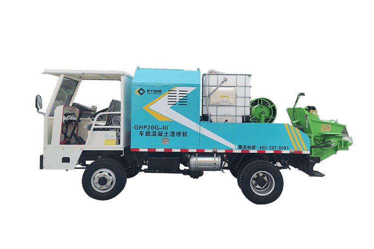 GHP-20G-III Truck-mounted Concrete Wet Spraying Machine - Henan Gengli Engineering Equipment Co., Ltd.
