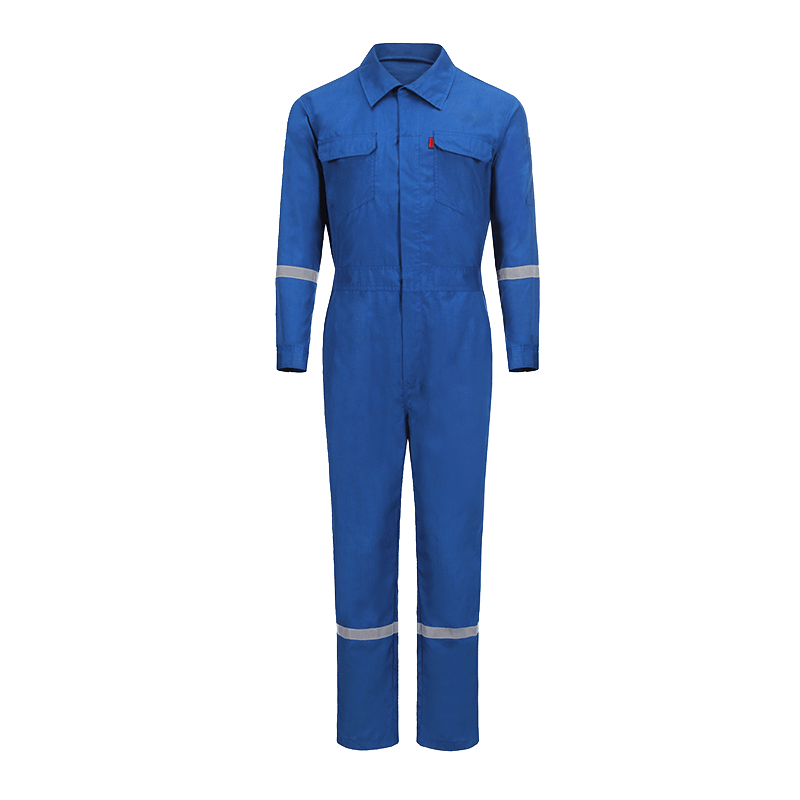 蓝色NOMEX-阻燃防静电连体服 - 优普泰（深圳）科技有限公司