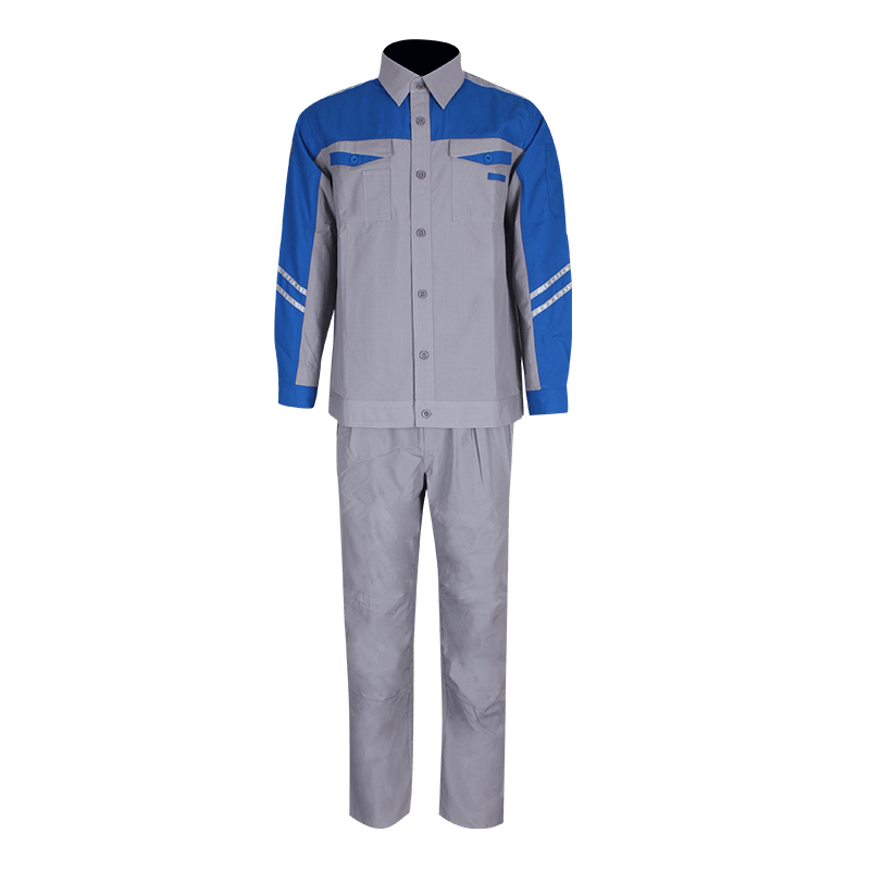 蓝灰色阻燃防静电样式服 （夏季套装）ARAMEX - 优普泰（深圳）科技有限公司