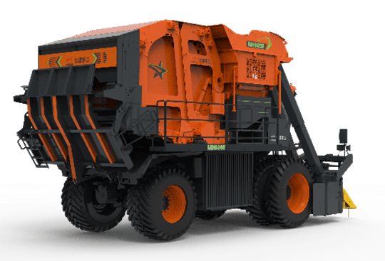 MH620E六行混动打包式采棉机 - 铁建重工新疆有限公司