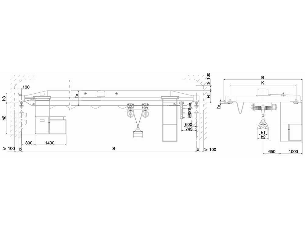 LZ型2-5t单梁抓斗桥式起重机 - 株洲天桥起重机股份有限公司