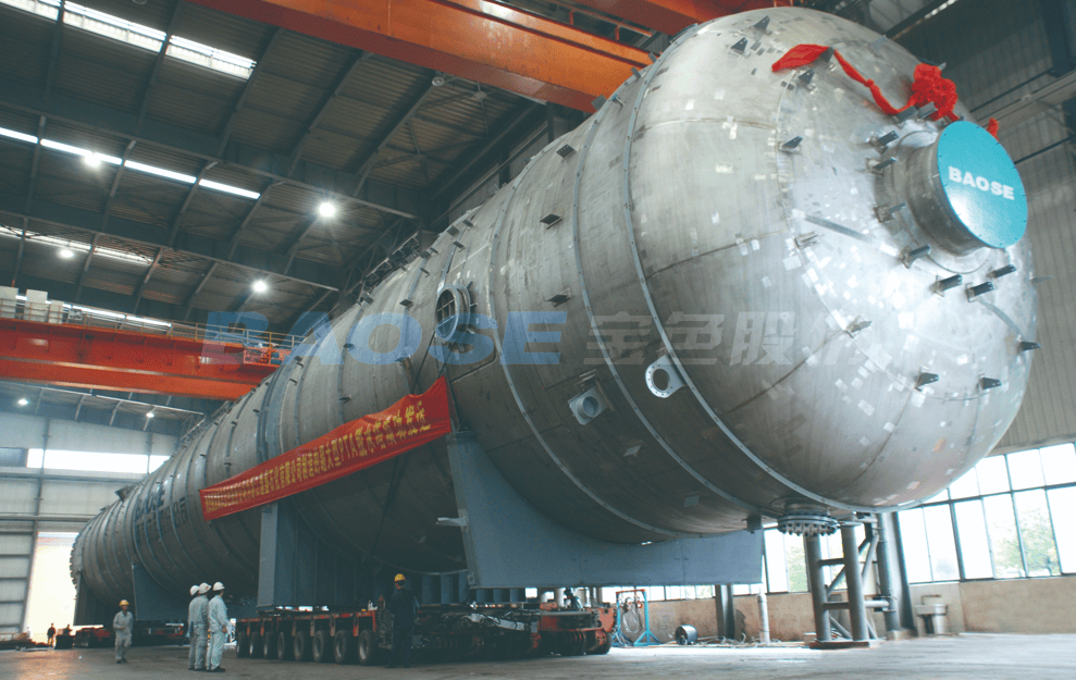 Solvent Dehydration Tower (Specification: DN7600mm×70000mm) - Nanjing Baose Co., Ltd.