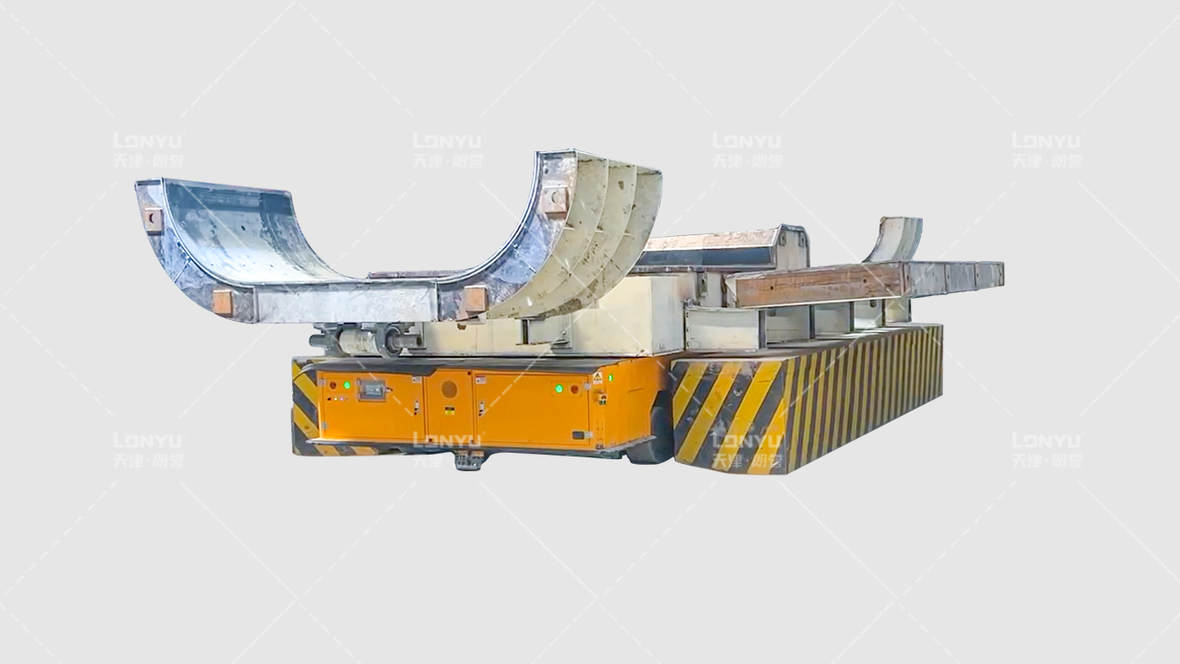120吨重载AGV-模具转运 - 天津朗誉机器人有限公司