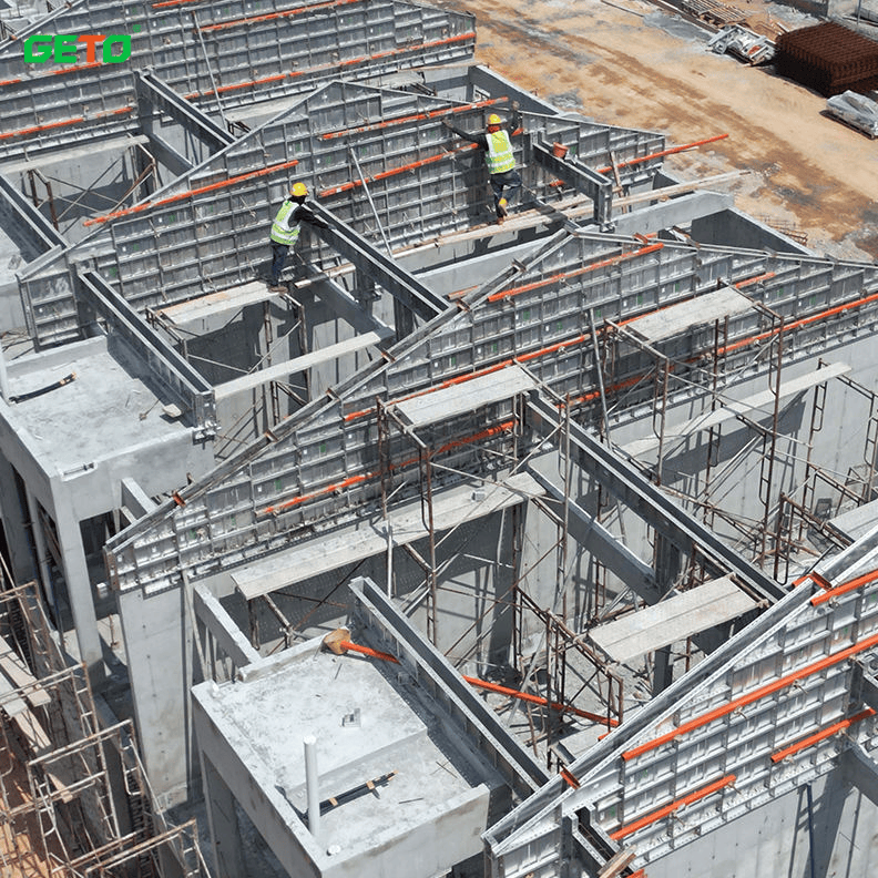 Aluminum Formwork for UAE Housing Column Formwork Mold 600*3500 - Guangdong GETO New Materials Group Corporation Limited
